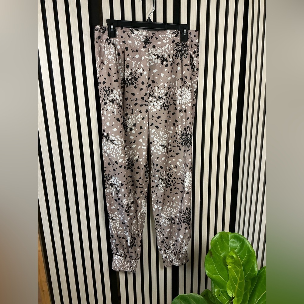 Timo Weiland Black and White Patterned Joggers